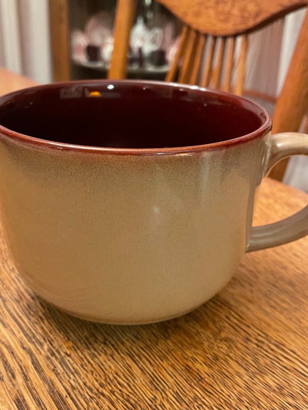 Sango Nova Brown #4933 Jumbo Coffee Soup Cup Mug 26 Ounces